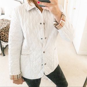 burberry jacket white